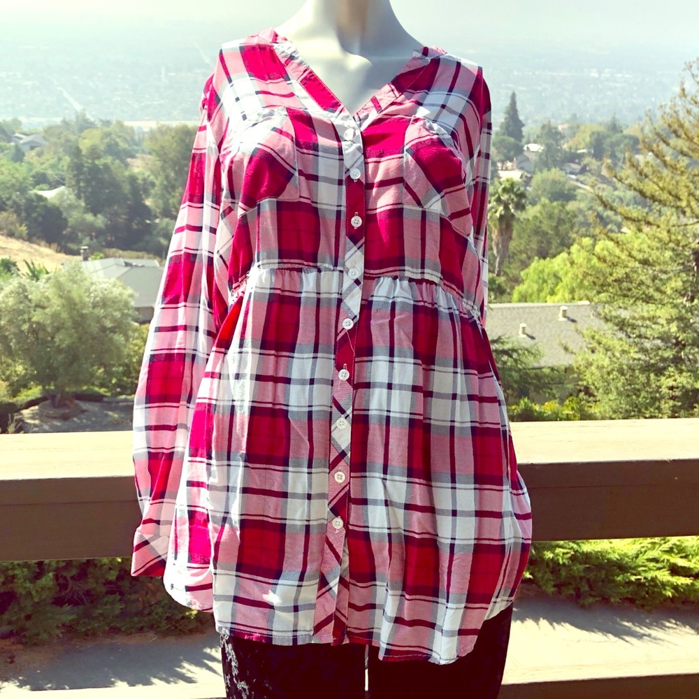 Torrid Button Up Blouse